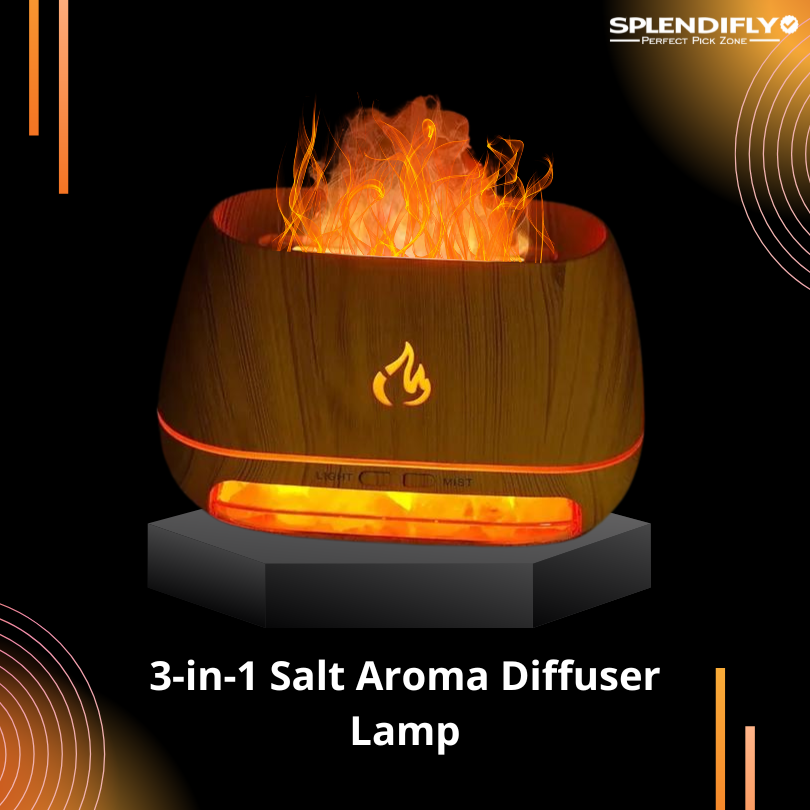3-in-1 Salt Aroma Diffuser Lamp 🔥