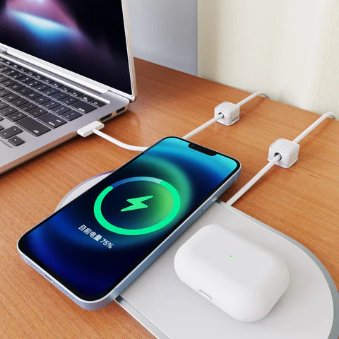 Charging Cable 🔌 Magnetic Cable Organizer Storage Stand📱