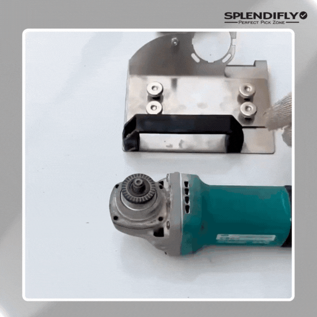 ChamferMaster™ Pro: 45° Angle Cutting Grinder Stand
