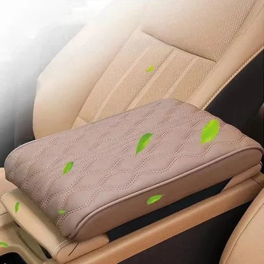 🚙☁️PU Leather Car Armrest Mat Center❤️ The ideal gift for mom. 💝50%OFF