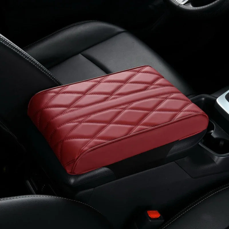 🚙☁️PU Leather Car Armrest Mat Center❤️ The ideal gift for mom. 💝50%OFF