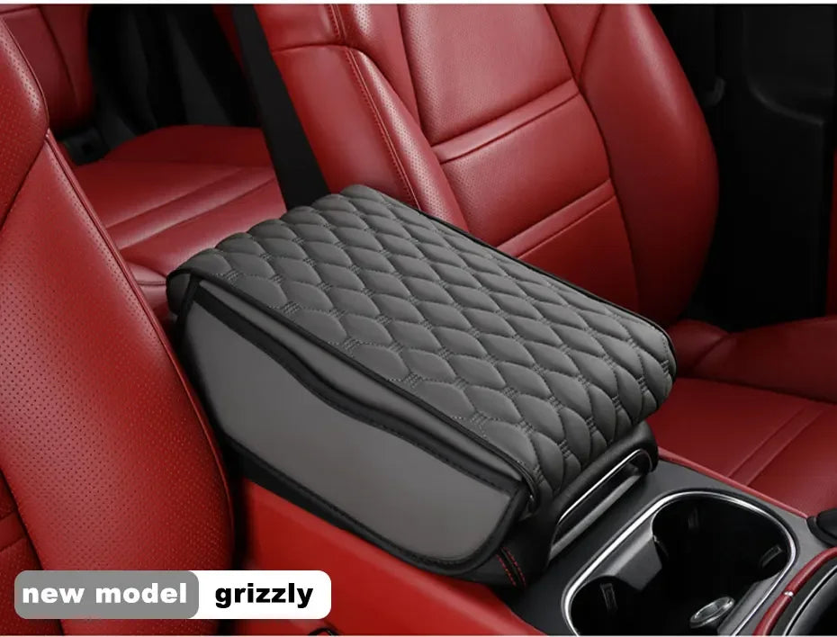 🚙☁️PU Leather Car Armrest Mat Center❤️ The ideal gift for mom. 💝50%OFF