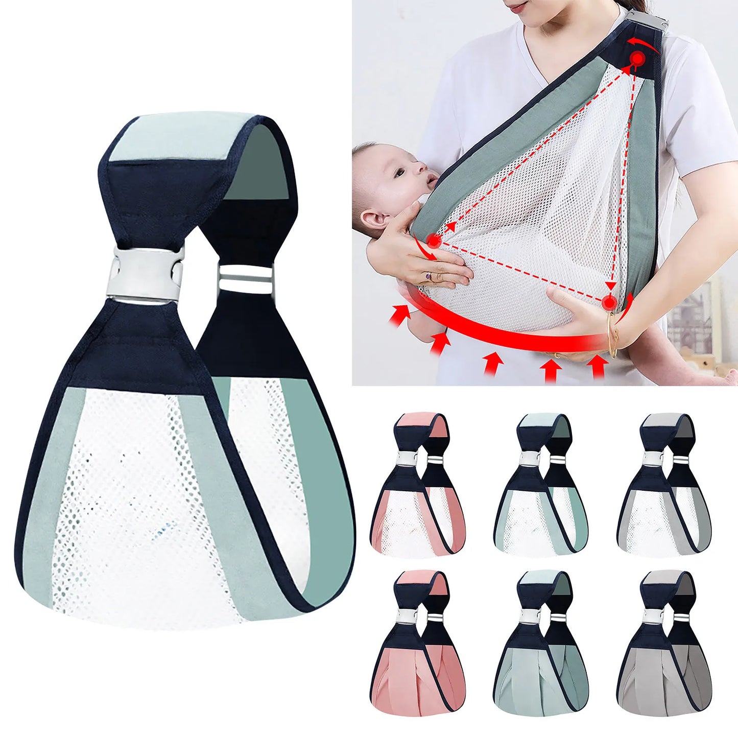 Adjustable, Soft, and Portable Baby Carrier