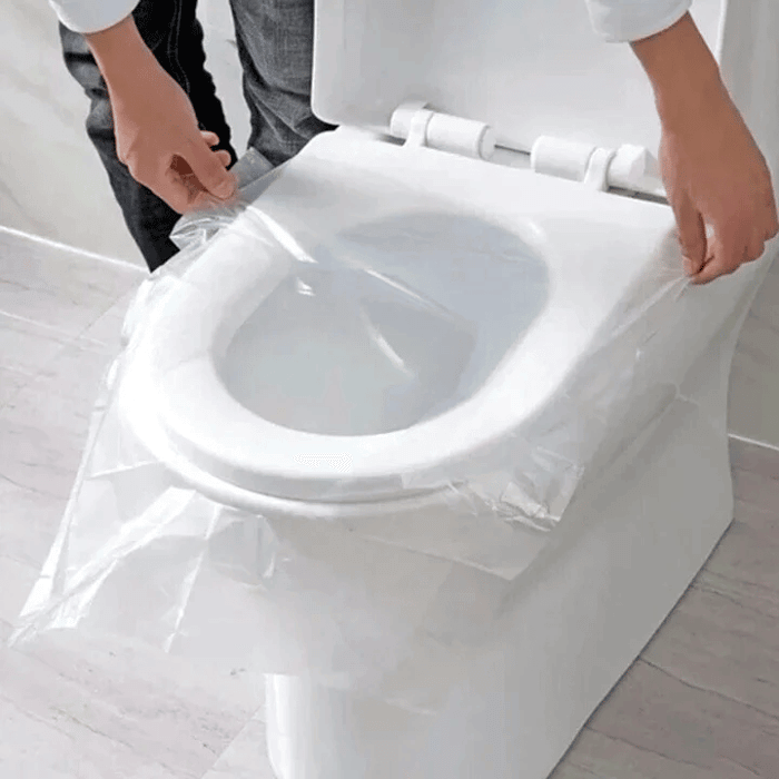 💥🎁2023-Christmas Hot Sale🎁- 49% OFF💥 Disposable Plastic Toilet Seat Cover - No Worry Of Public Toilet Anymore👋