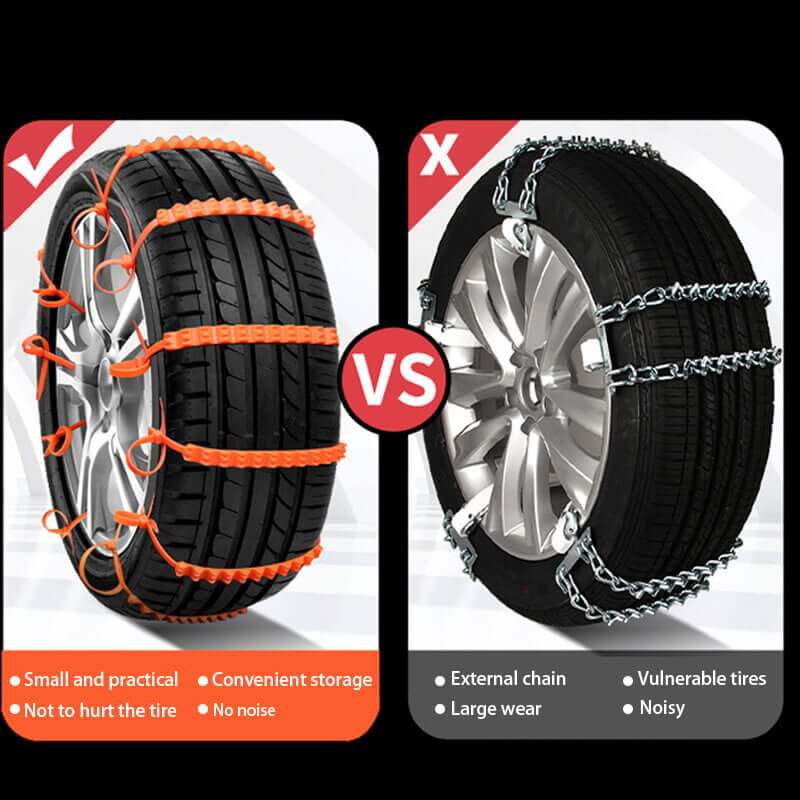 Beef tendon material super friction car snow chain