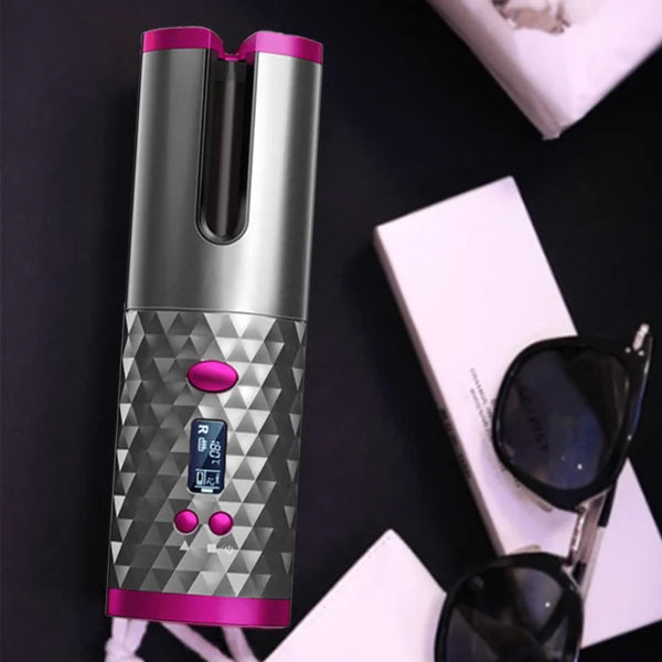 Auto Rotating Ceramic Hair Curler