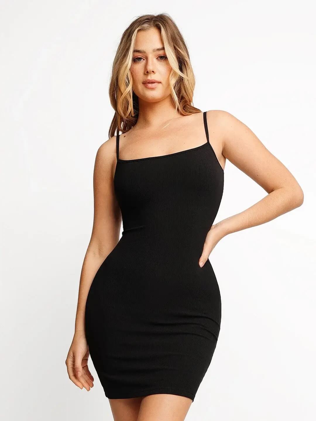 Built-In Shapewear Modal Lounge Dresses 8-in-1