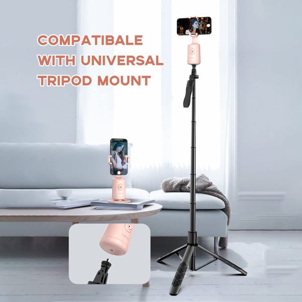 360 Rotation Auto Face Tracking AI Camera Phone Holder