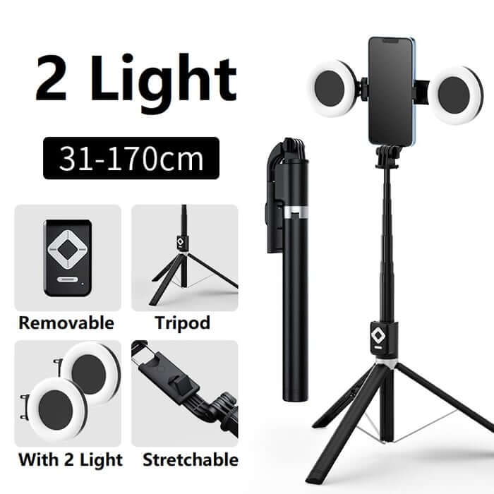 🔥🎁2023-Christmas Hot Sale🎁 50% OFF🔥New 6 in 1 Bluetooth Selfie Stick
