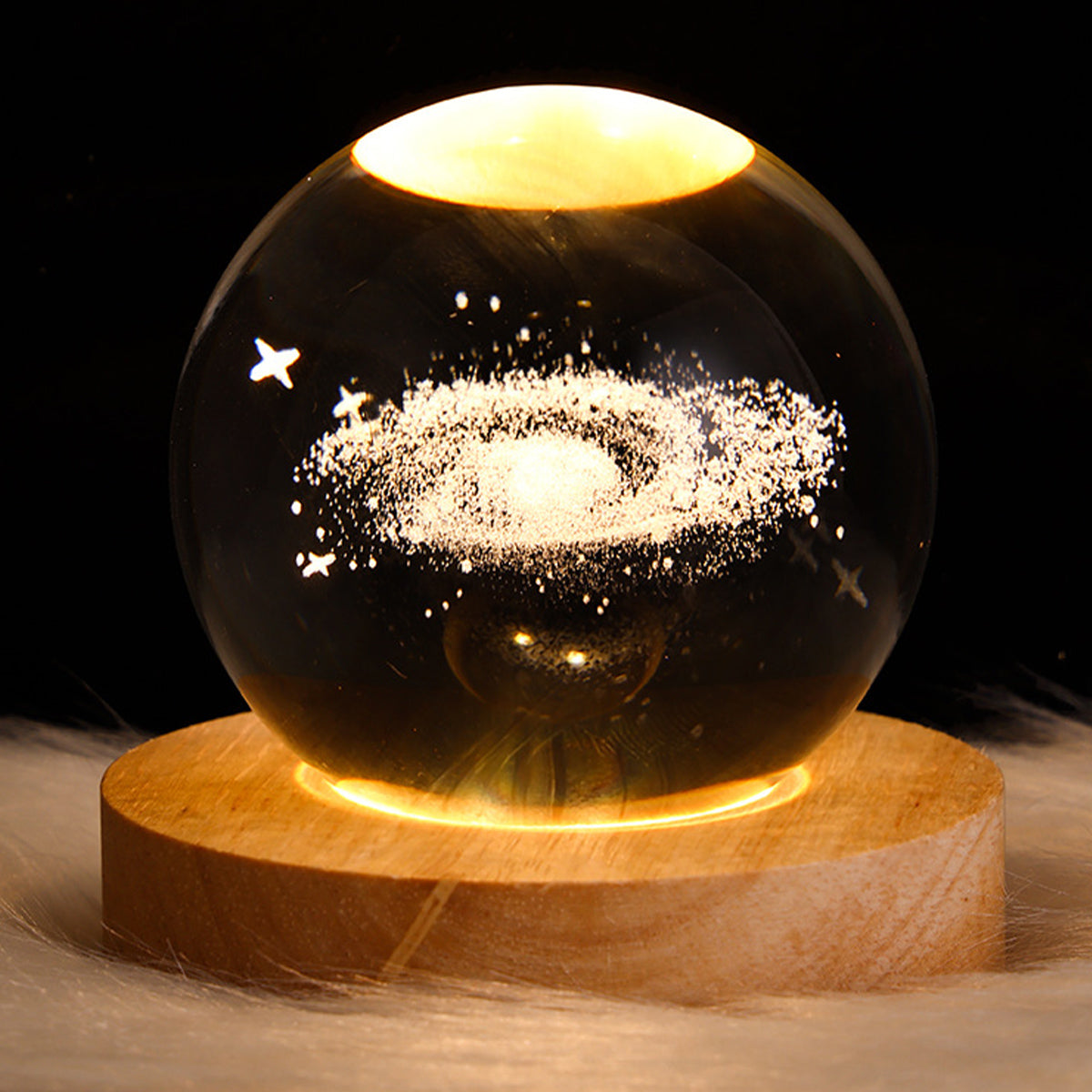 3D Planet Crystal Nightlight