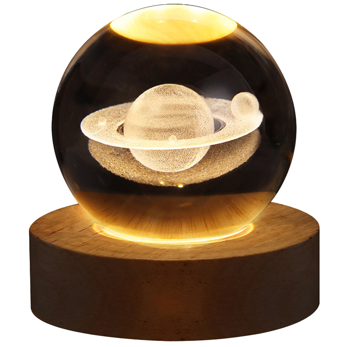 3D Planet Crystal Nightlight