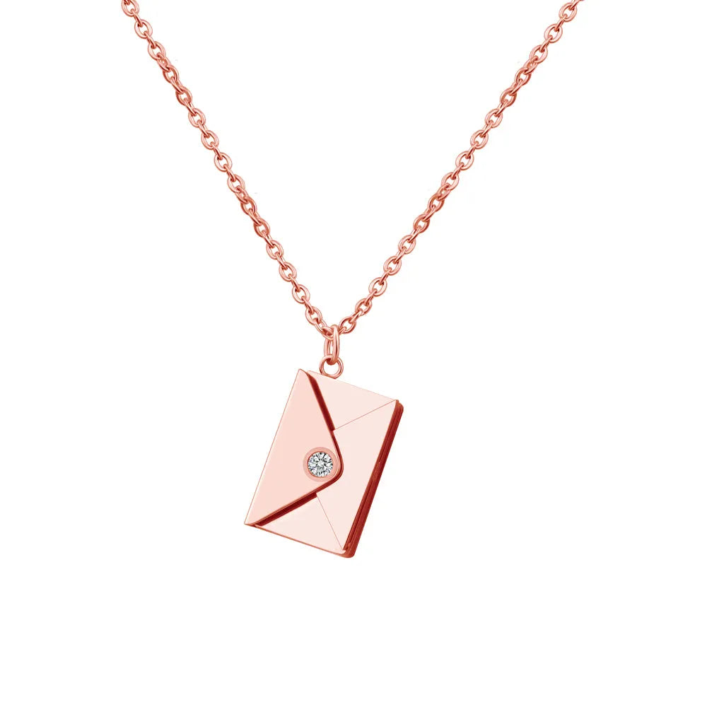 A Message of Love You'll Carry Always: 'Love You' Necklace