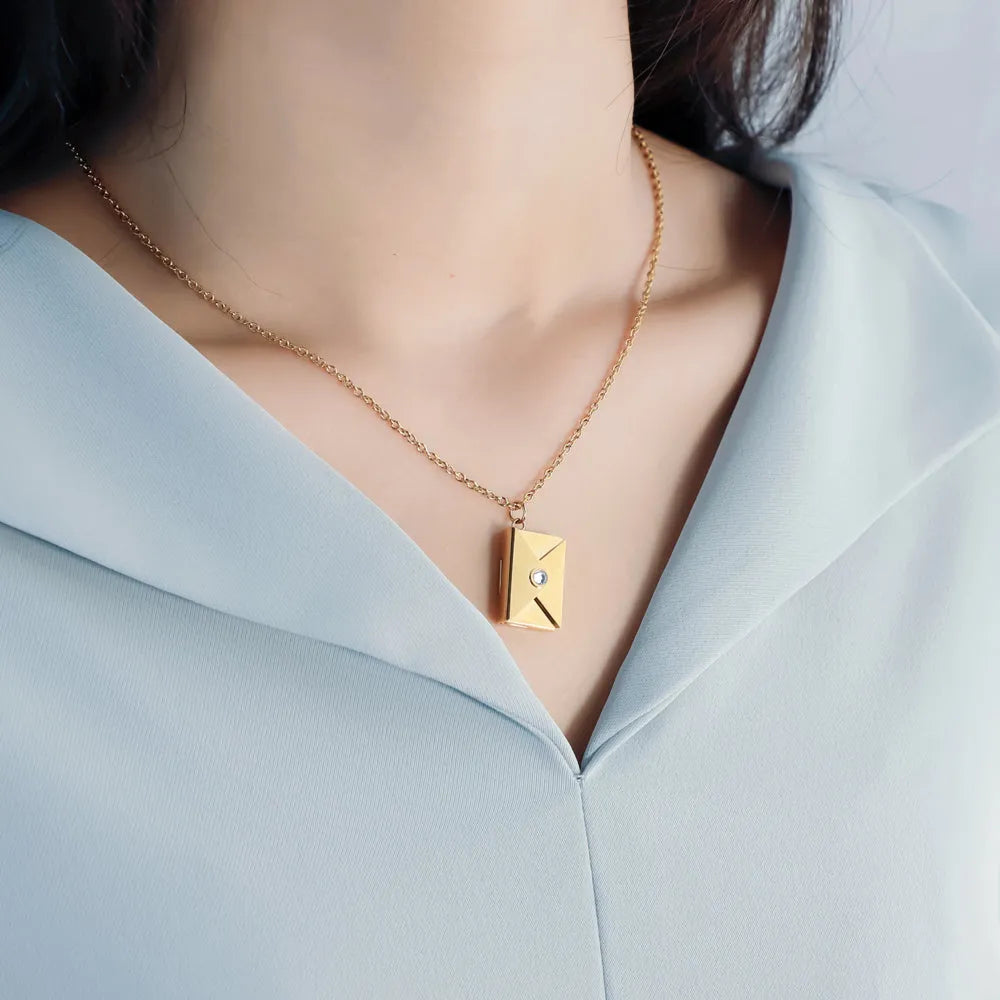 A Message of Love You'll Carry Always: 'Love You' Necklace