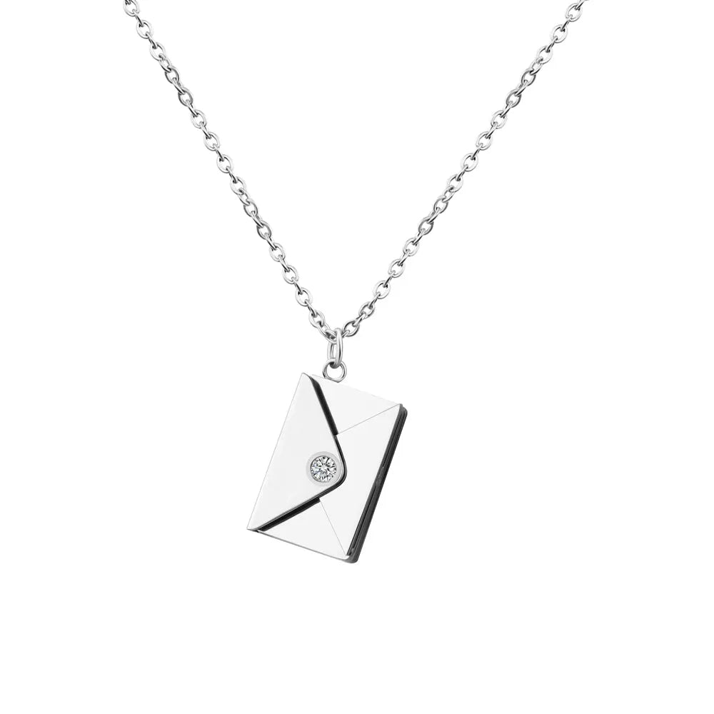 A Message of Love You'll Carry Always: 'Love You' Necklace
