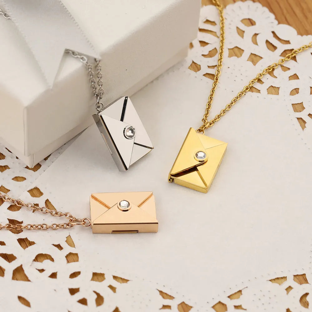 A Message of Love You'll Carry Always: 'Love You' Necklace