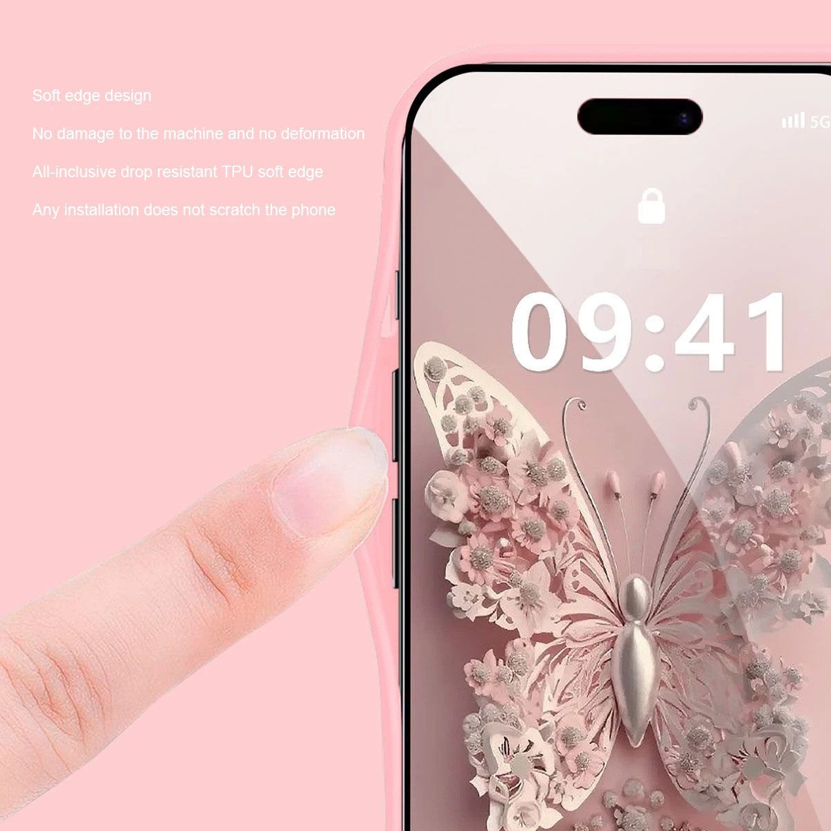 📲🦋Butterfly 3D Pattern Cover Compatible with iPhone🔥🎁