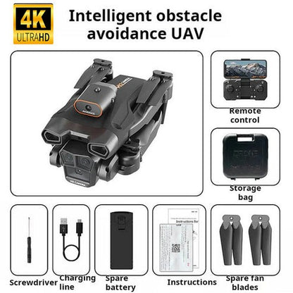 Lanus® 🚀 4K Triple Camera Drone with Auto Return, Altitude Hold & 43-Min Flight Time