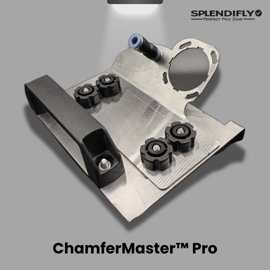 ChamferMaster™ Pro: 45° Angle Cutting Grinder Stand