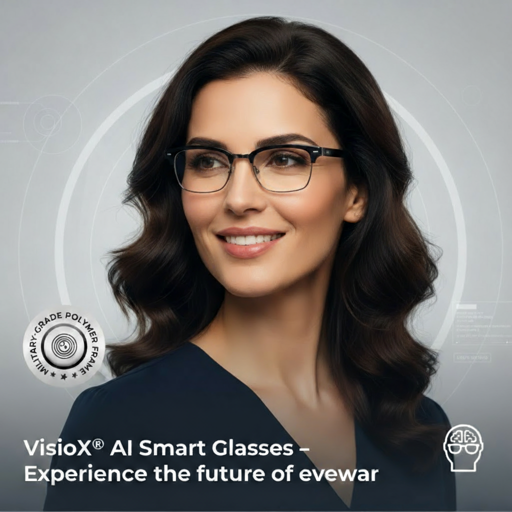 VisioX® Pro - AI Powered Smart Glasses 👓