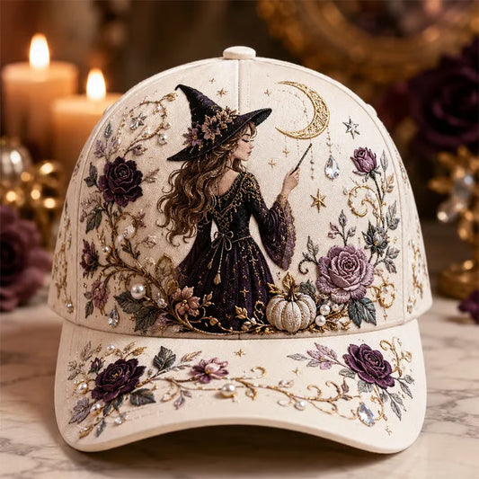 🔥Hot Sale – 🧙‍♀️✨3D Halloween Embroidery Cap
