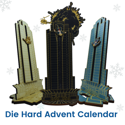 Die Hard Advent Calendar - Hans Gruber Falling off of Nakatomi Plaza🎅