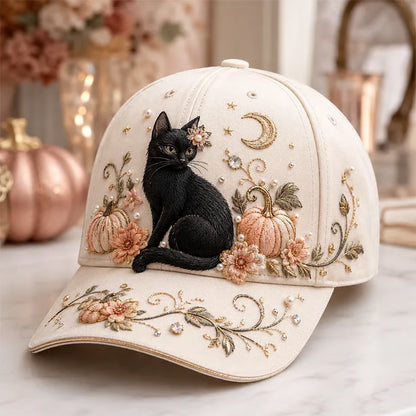 🔥Hot Sale – 🧙‍♀️✨3D Halloween Embroidery Cap