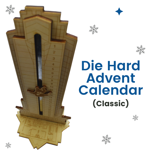 Die Hard Advent Calendar - Hans Gruber Falling off of Nakatomi Plaza🎅