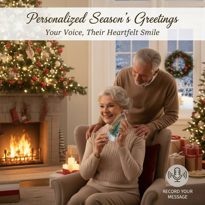🎄Personalized Holiday Gift – Christmas Tree Message in a Bottle