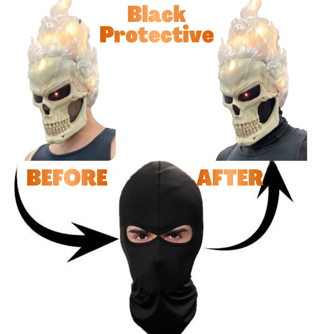Black Protective Face Mask Halloween 💀🔥