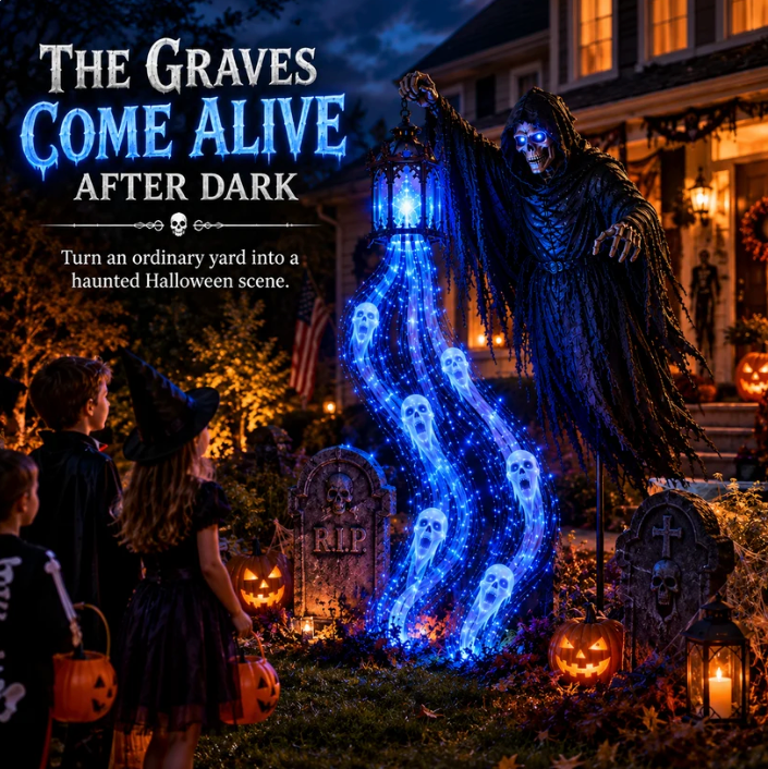 💀 Halloween 2026 Soul Harvester Animated Garden Light