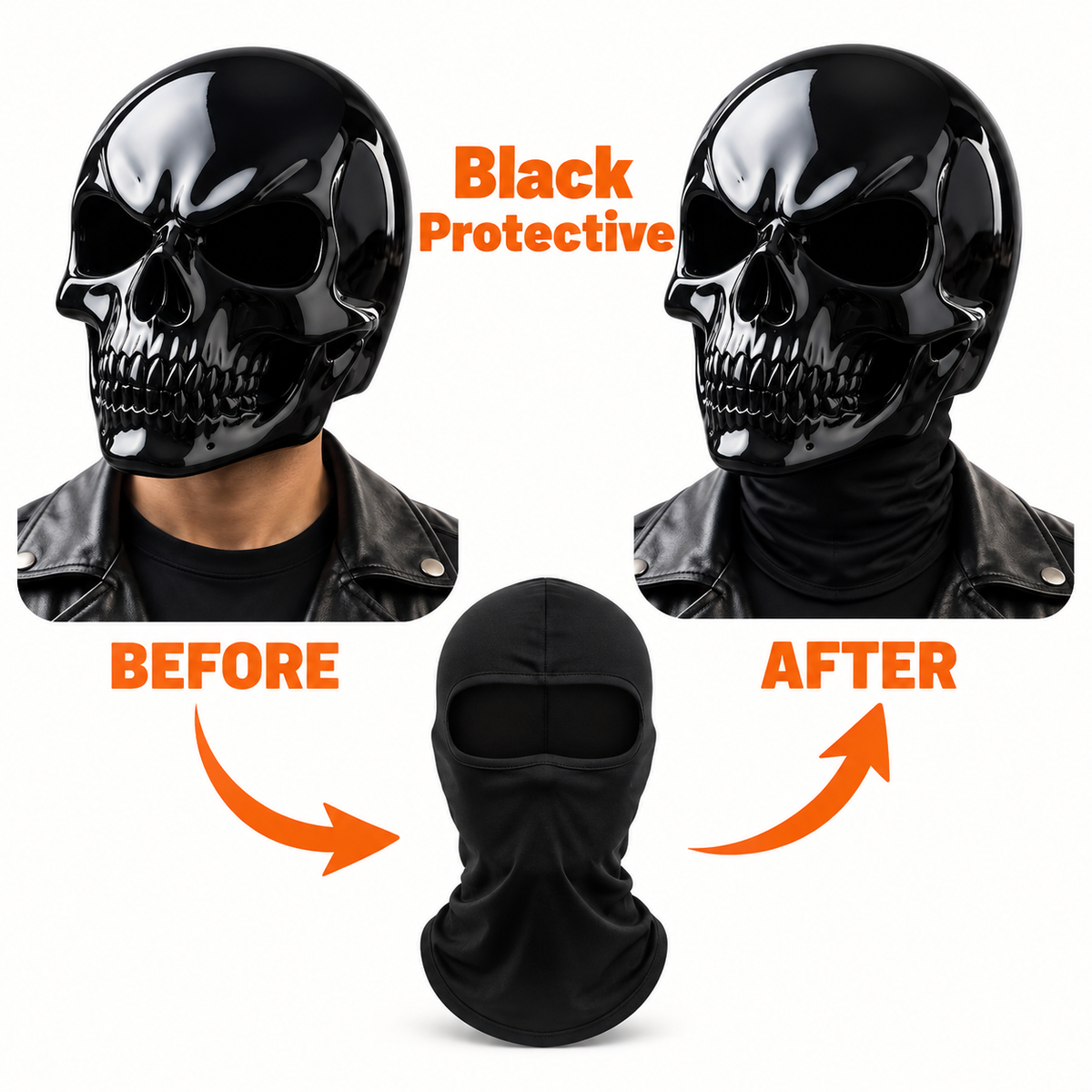 Black Protective Balaclava 💀🔥