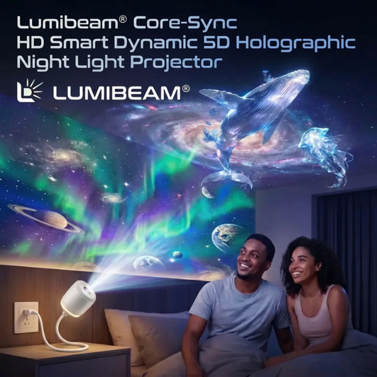 HD Smart Dynamic 5D Holographic Night Light Projector