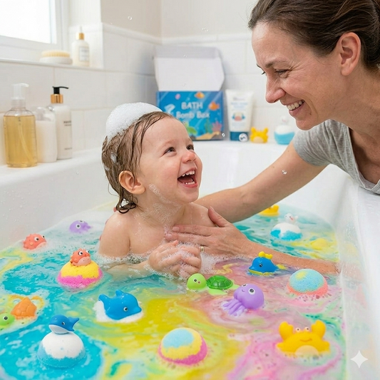 AquaSurprise Kids™ - bath bombs for kids with toys inside