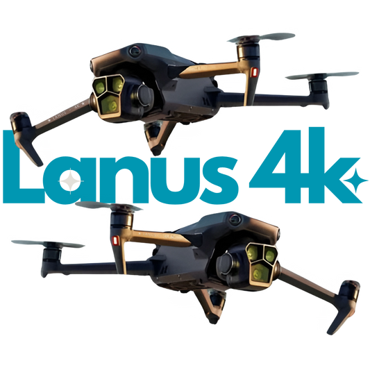 Lanus® Triple Camera 4K Drone with Auto Return, Circular Flight, Altitude Hold, 43 Minutes Long Flight Time