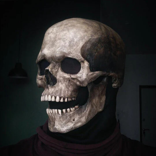 Full Head Skull Mask with Movable Jaw 2024