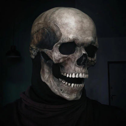 Full Head Skull Mask with Movable Jaw 2024