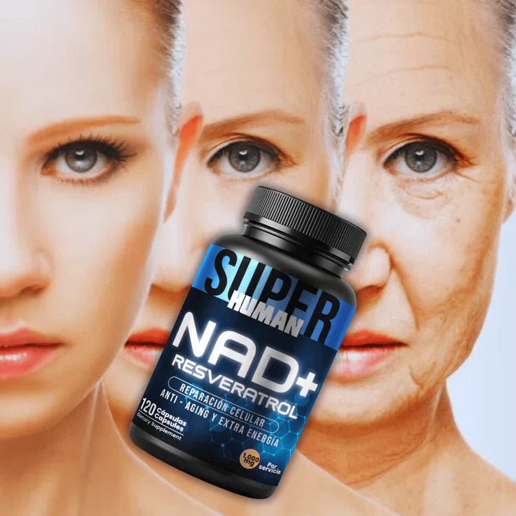 💊 NAD+ Resveratrol – Anti-Aging Cellular Repair & Extra Energy 120 Capsules.