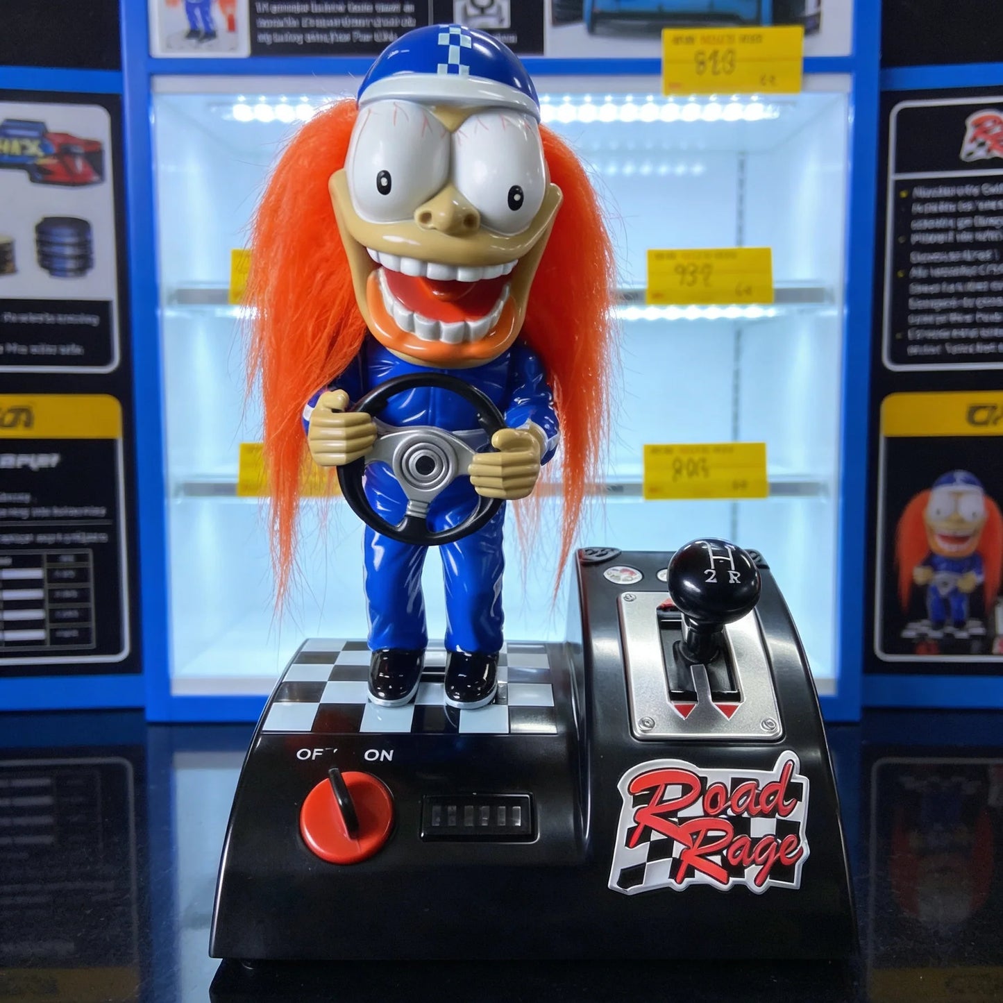 Vintage Gemmy Road Rage Racer Toy