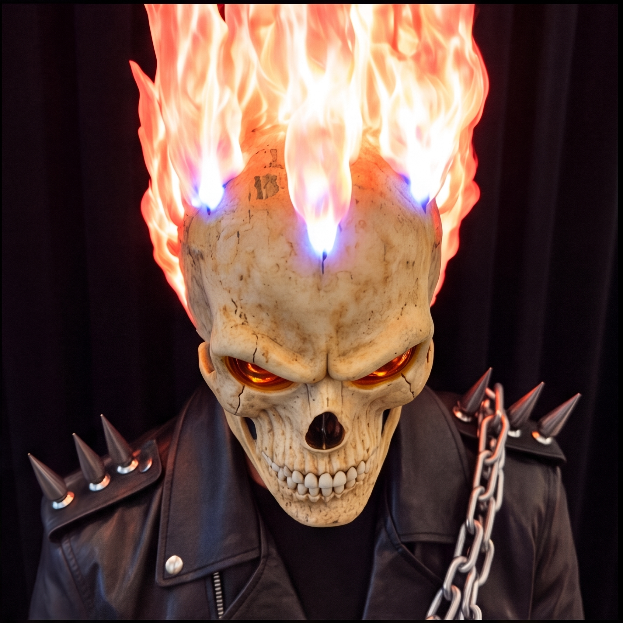 GhostRider™ Flaming Skull Mask