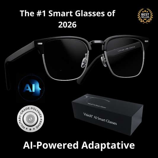 VisioX® Pro - AI Powered Smart Glasses