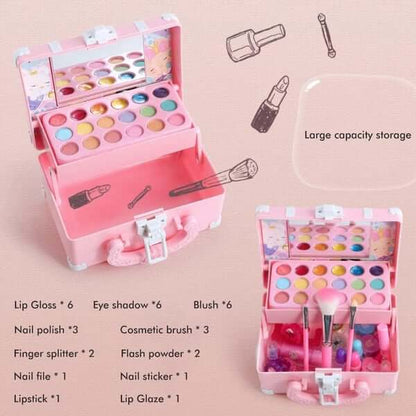 (🔥RECOMMEND 2023 BEST GIFT TO FAMILY🔥)Kids Washable Makeup Beauty Kit