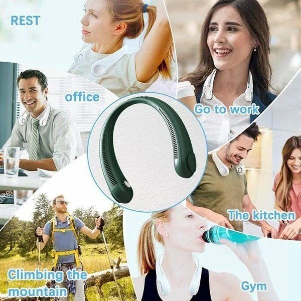 2023 New Adjustable Portable Neck Fan 🎁Summer Sale🔥
