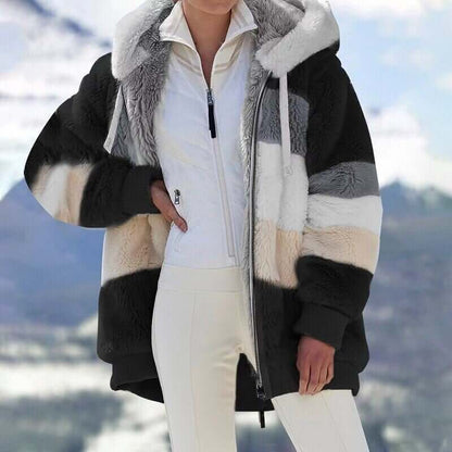 Hot Sale 49% OFF🐑Contrasting Lamb Wool Padded Coat👚