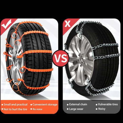 Beef tendon material super friction car snow chain