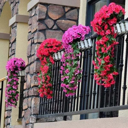 🌺🌷Vivid Artificial Hanging Orchid Bunch