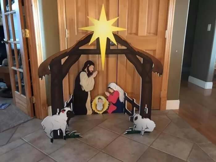 🎁Holy Night Outdoor Christmas Nativity Set