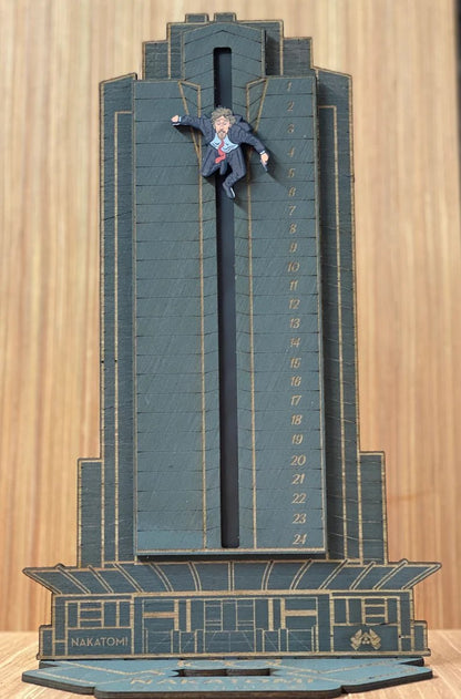 Die Hard Advent Calendar - Hans Gruber Falling off of Nakatomi Plaza💫