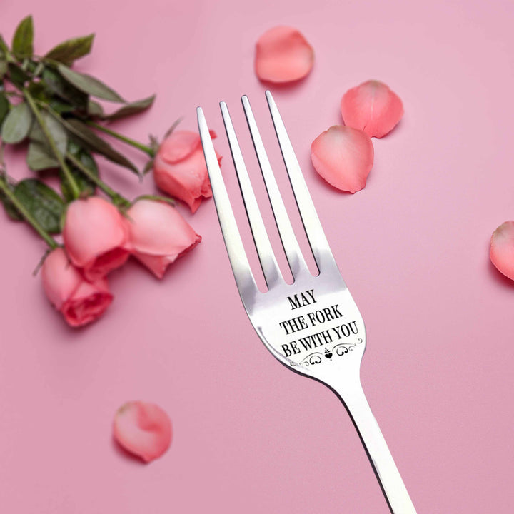 🍴 Engraved Fork💝 - (🌹Valentine's Gift for the One You Adore!🎁 )