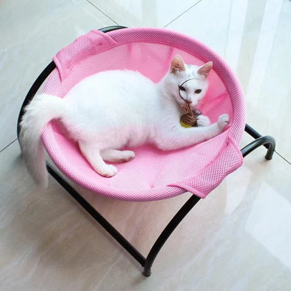Floor Cat Hammock-With Stand 😺💤 Elevate Your Cat's Comfort with Style and Savings! 🐾💤