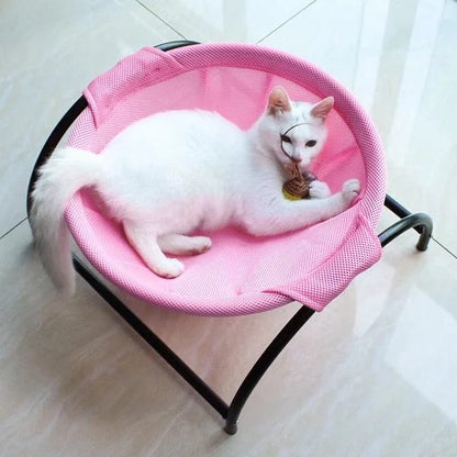 Floor Cat Hammock-With Stand 😺💤 Elevate Your Cat's Comfort with Style and Savings! 🐾💤